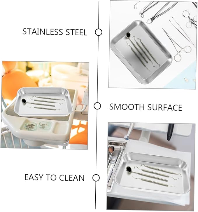 Alipis 3pcs Serving Tray Multifunctional Food Plates for Home Restaurant and Buffet Use Elegant Design for Snacks Desserts