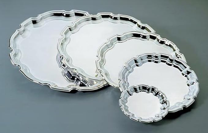 Chippendale Stainless Steel Tray Size: 8.5" W x 8.5" D