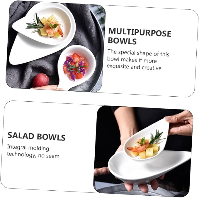 1pc Ceramic Sushi Bowl Porcelain Dipping Plate Seasonings Bowls Ceramic Sauce Cups Appetizer Plates Dip Bowls Fruit Bowl Dishes Seasoning Dish Tableware Ceramics White