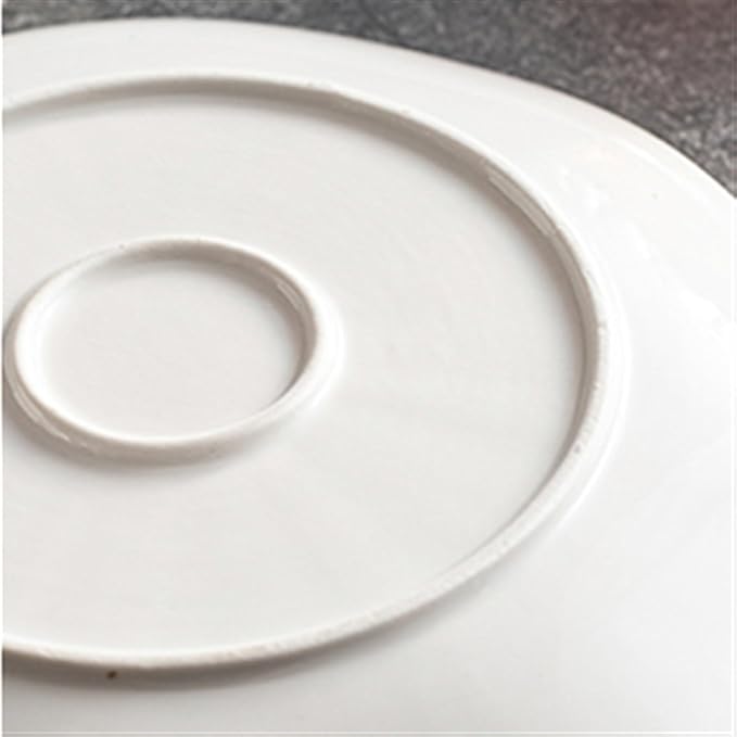 SONGCHAO Party Supplies Creative Gradient Ceramic Plate Dinner Plate Household Dessert Plate Salad Plate Fruit Plate Simple Dinner Plate Party Plates (Color : A, Size : 002)