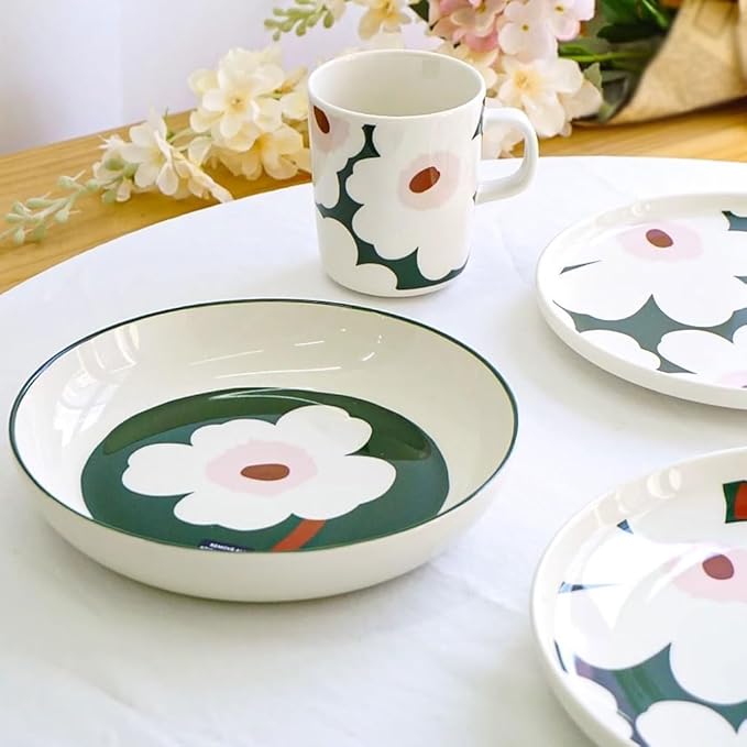Kitchen Plates Simple Ceramic Green Bottom Dinner Plate Breakfast Plate Ceramic Tableware Restaurant Plates