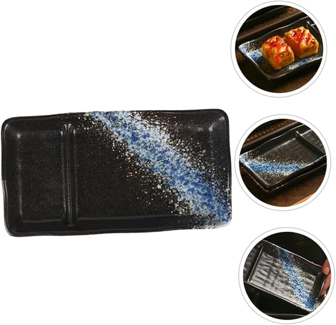 Sushi Ceramics Dumpling Sauce Plate Ceramic Plate Serving Plates Household Food Dish Appetizer Plates dip