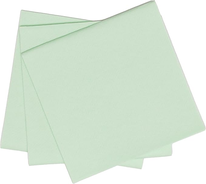 AMERICAN HOMESTEAD Cocktail Napkins - Premium 4.75"x4.75" Disposable Linen-Like Beverage Napkins - Bulk Square Party Bar Serviettes for Weddings, Parties, Events, and Daily Use - 100 Count - Pistachio