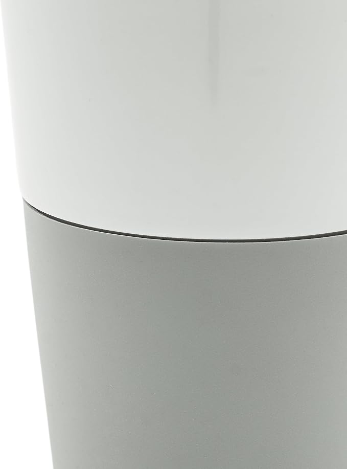 Eva Solo | 2 Café Latte Tumbler Mugs | 12 oz Porcelain Coffee Cup Tumblers with Silicone-coated Grip | Danish Design, Functionality & Quality | Marble grey