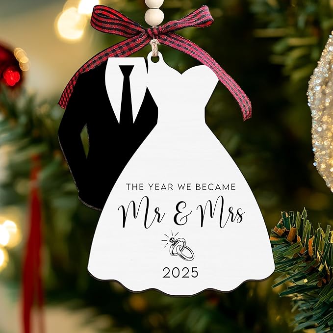 Wedding Gifts - Mr and Mrs Gifts - Wedding Gift for Couples 2025, Bride, Future Mr and Mrs - Bridal Shower Bride Gift Ideas (2 Side)