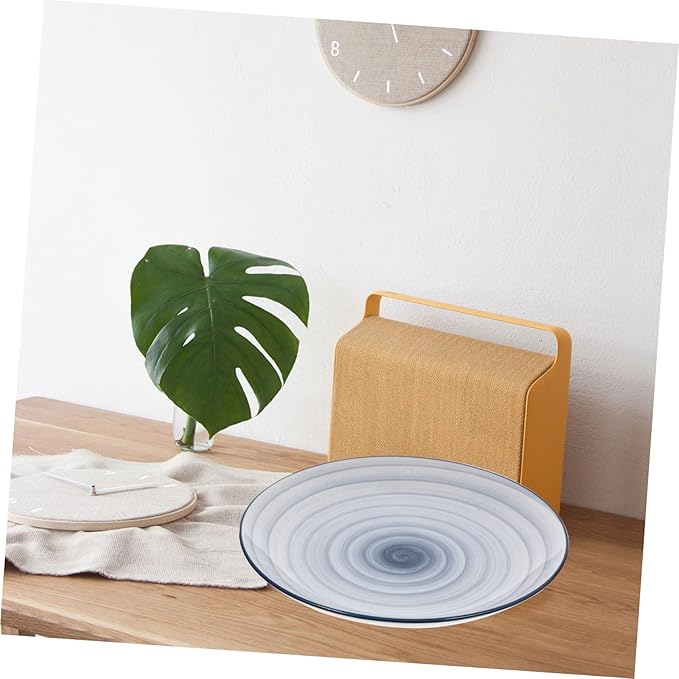 Ceramic Plate Shallow Bowl Plate for Hotel Home Easy to Match Tableware