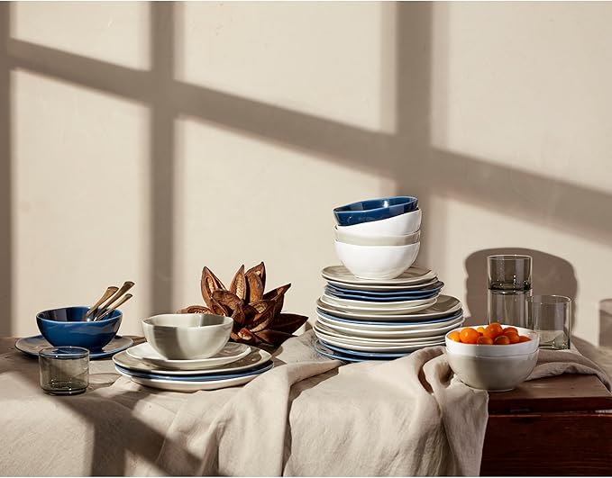 Lenox, Grey Bay Colors 12 Piece Set, 17.55 LB