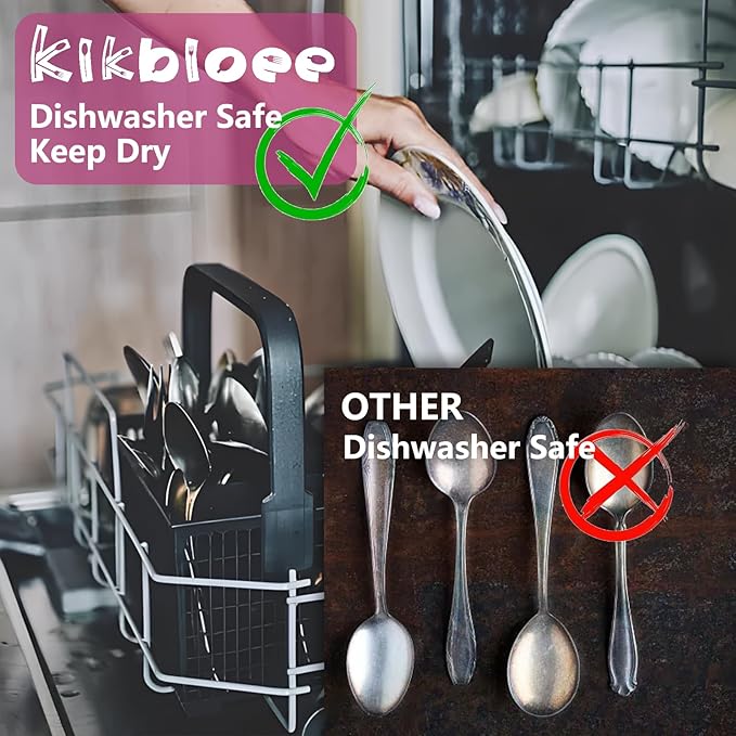 20-Piece Black Silverware Set, Stainless Steel Cutlery Set, Handle Flatware Set, Modern Mirror| Dishwasher Safe| Service for 4