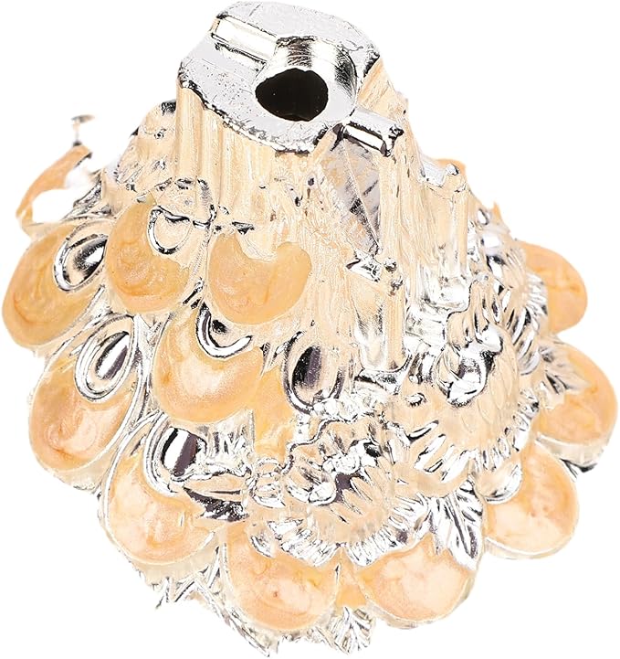 Peacock Shape Fruits Serving Tray, Zinc Alloy Fruits Storage Dish Trinket Decorative Plate with Detachable Peacock, for Vegetables, Snacks, Bread, Candy (Silver Orange)