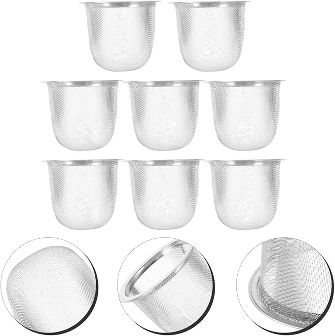 Luxshiny Stainless Steel Tea Filter Strainer 5.8 Inch Mesh Infuser for Loose Leaf Tea Brewing at Home and Office