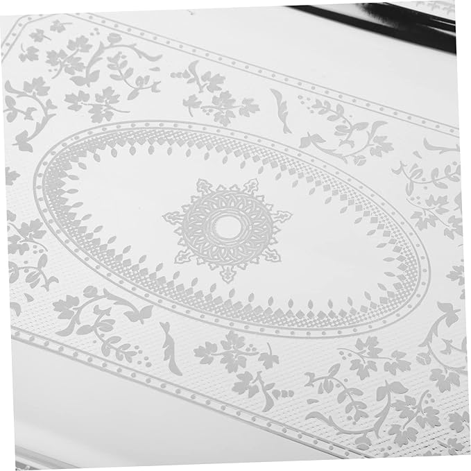 European Style Serving Tray with Handles 14.17X9.84X1.77In Vintage Snack Serving Platter Fruit Dish for Home Entertaining and Parties