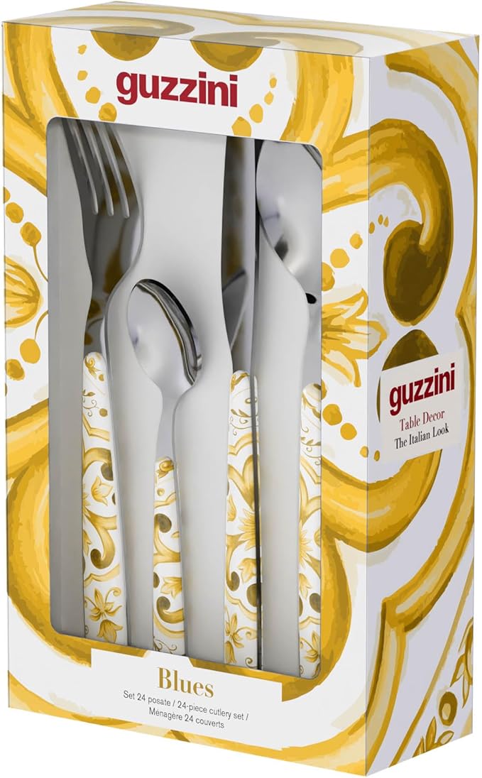 24-PIECE CUTLERY SET "BLUES"