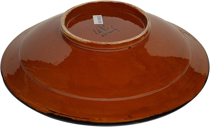 Ceramic Plates Moroccan Handmade Appetizer Tapas Serving Decorative 8 inches Round