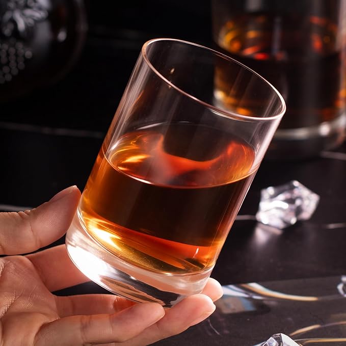 KAMMAK Shot Glasses Set of 2, 150ml/5oz Clear Espresso Shot Glass with Heavy Base for Bar Restaurants Home, Small Whiskey Shot Glass for Vodka, Whiskey, Tequila, Spirits & Liquors