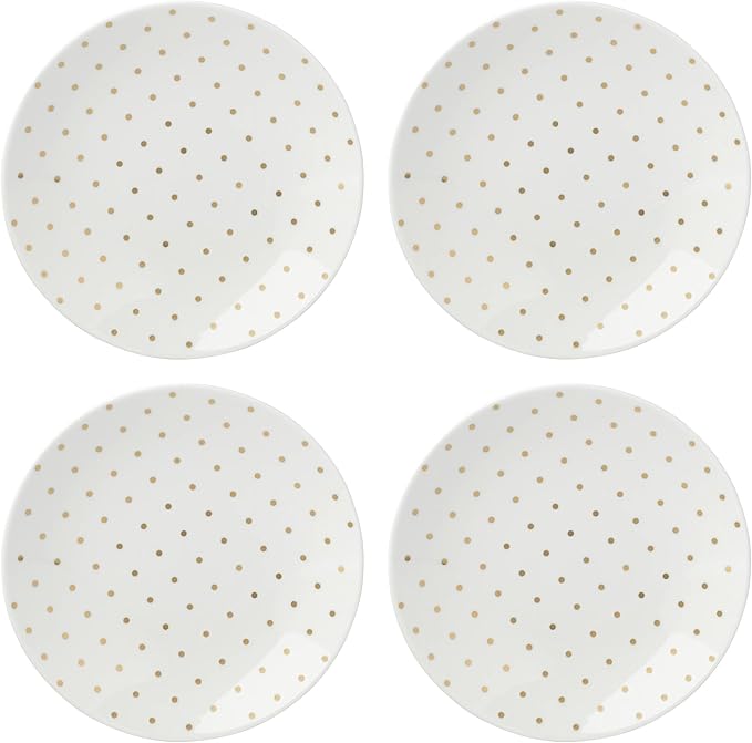 Kate Spade New York Everdone Lane Tidbit Appetizer Plates, Set of 4