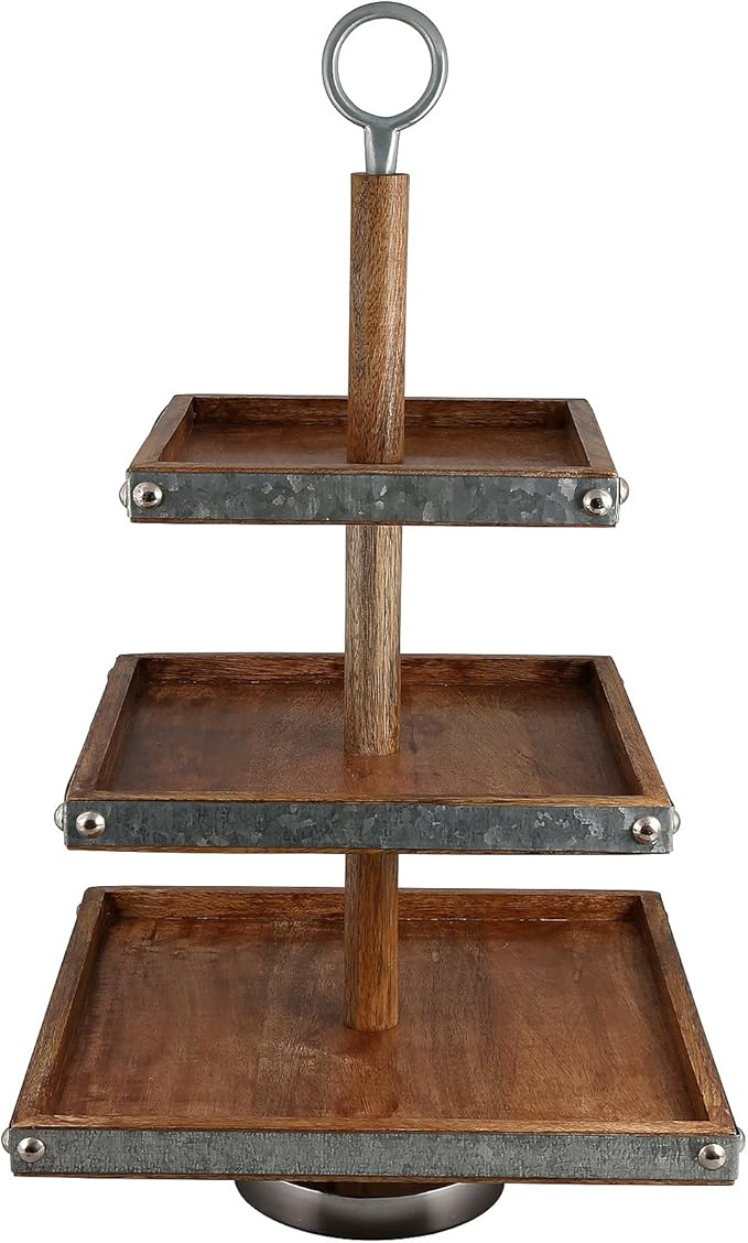 Thirstystone Industrial Luxe Serving Board, One Size, Silver