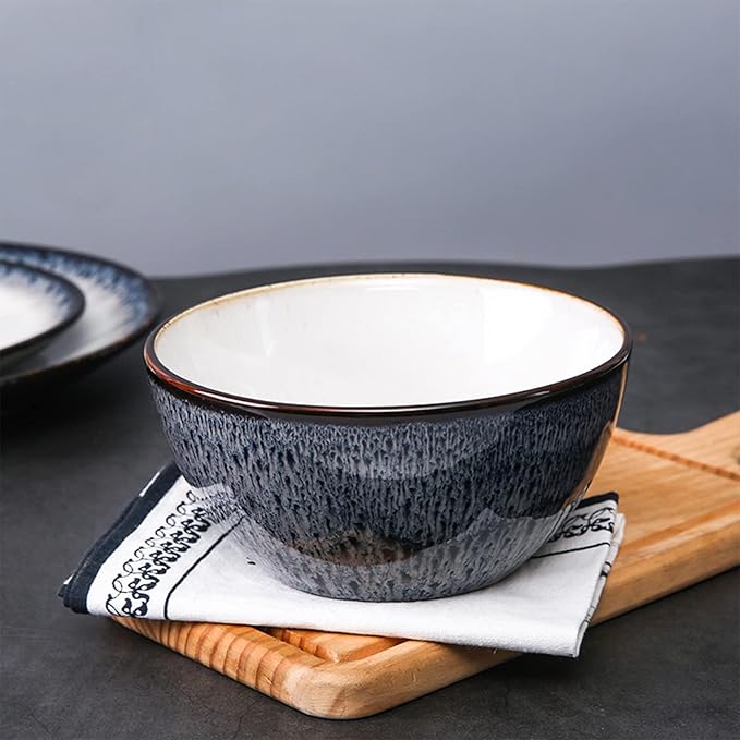 Party Tableware Set, Round Porcelain Dinnerware Set, 16 Piece Dishes Dinner Sets, Dinner Plates, Dessert Plates, Bowls and s Dishwasher Safe Ceramic Dishes, Ser