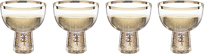 Lenox 897410 Tuscany Classics Gold Frost Coupes, Set of 4