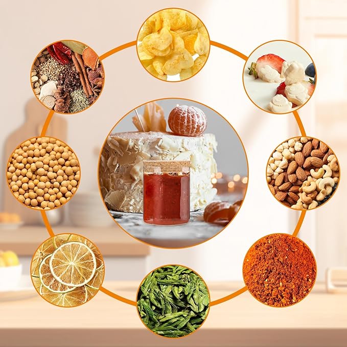 Airtight Glass Storage Containers with cork Lid, for Kitchen Pantry Organization and Storage jar,Ideal for Coffee Beans Snacks Flour Cereal Sugar Tea (2.55in*2pcs and 3.34in*2pcs)