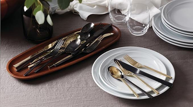 Allay Mixed 40 Piece Everyday Flatware Set, Service For 8