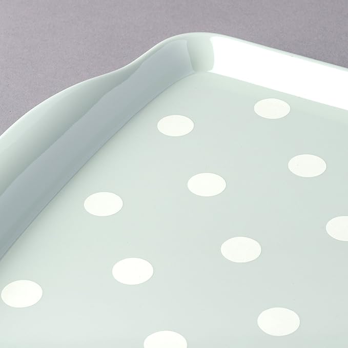 Zeal G203G Dotty Design Multi-Purpose Serving Tray, Sage Green