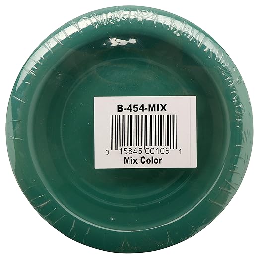 G.E.T. B-454-MIX Melamine Narrow Rim Fruit/Dessert Bowl, 4.5 Ounce, Assorted Colors (Set of 12)