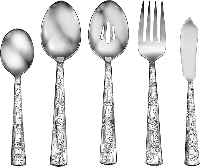 Liberty Tabletop Liberty 65pc Flatware Set Service For 12 Serving Set Included MADE IN USA