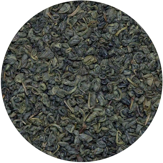 Tiesta Tea - Chinese Gunpowder, Loose Leaf, Traditional Smoky Green Tea, Premium Aromatic Blend, Medium Caffeinated, 50 Cups, 5 Ounce Refillable Tin