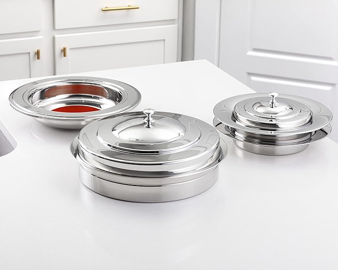 Premium Stainless Steel Offering Trays & Plates for Church Collection