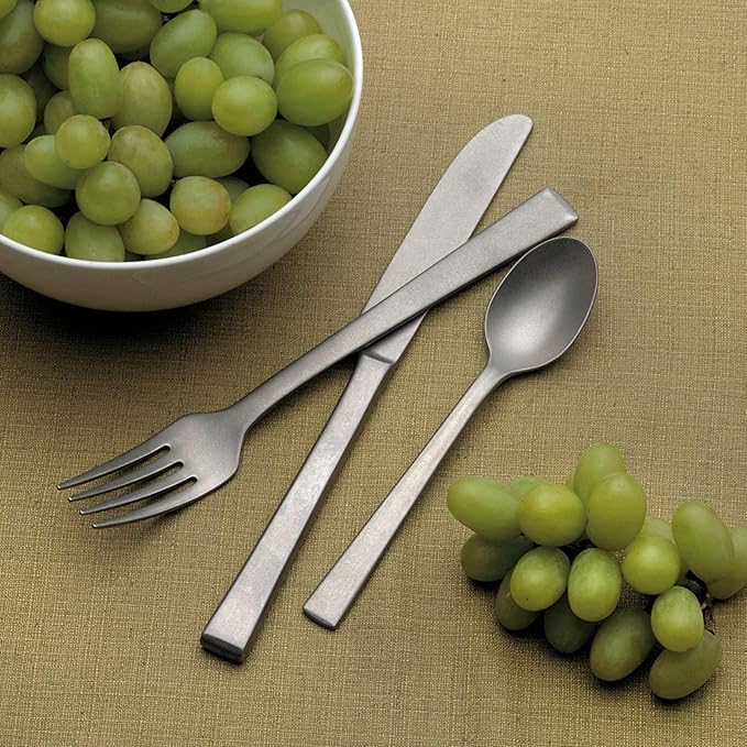 Mikasa Stonewash York 12-Piece Flatware Set, Service For 4