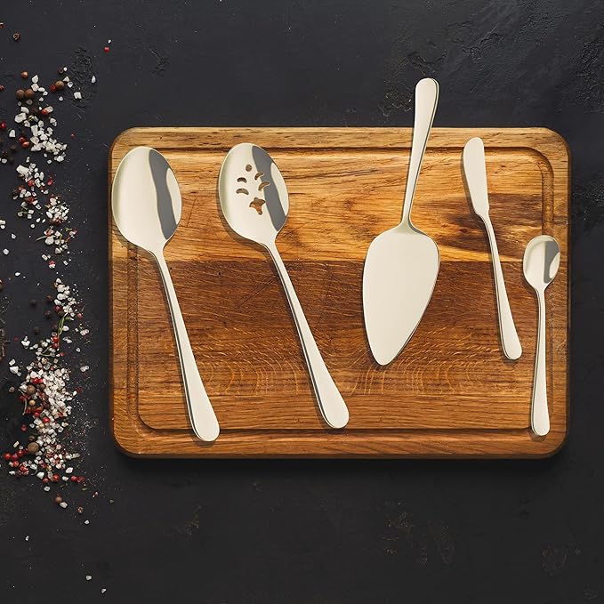 Amefa Austin 5pc Serving Set, 18/0 Stainless Steel, Champagne