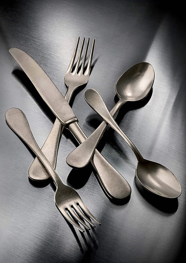 Vintage Champagne Flatware Set - 5 Pcs.