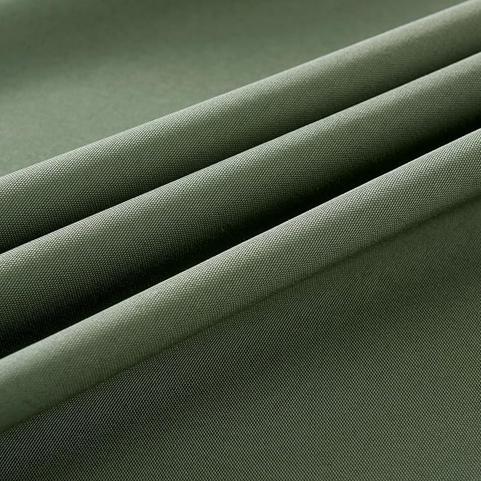 2-Pack 60x84 inch Sage Green Table Cloths, Solid Stain and Wrinkle Resistant Oblong Tablecloth, Premium Plain Weave Polyester Fabric Rectangle Table Linen Covers for Hotel, Banquet