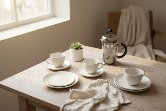 How to Create a Cozy Home Café with Simple Tableware
