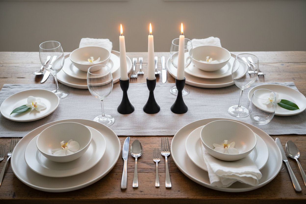 Restaurant-Style Table Setting at Home (Step-by-Step Guide for a Luxur ...