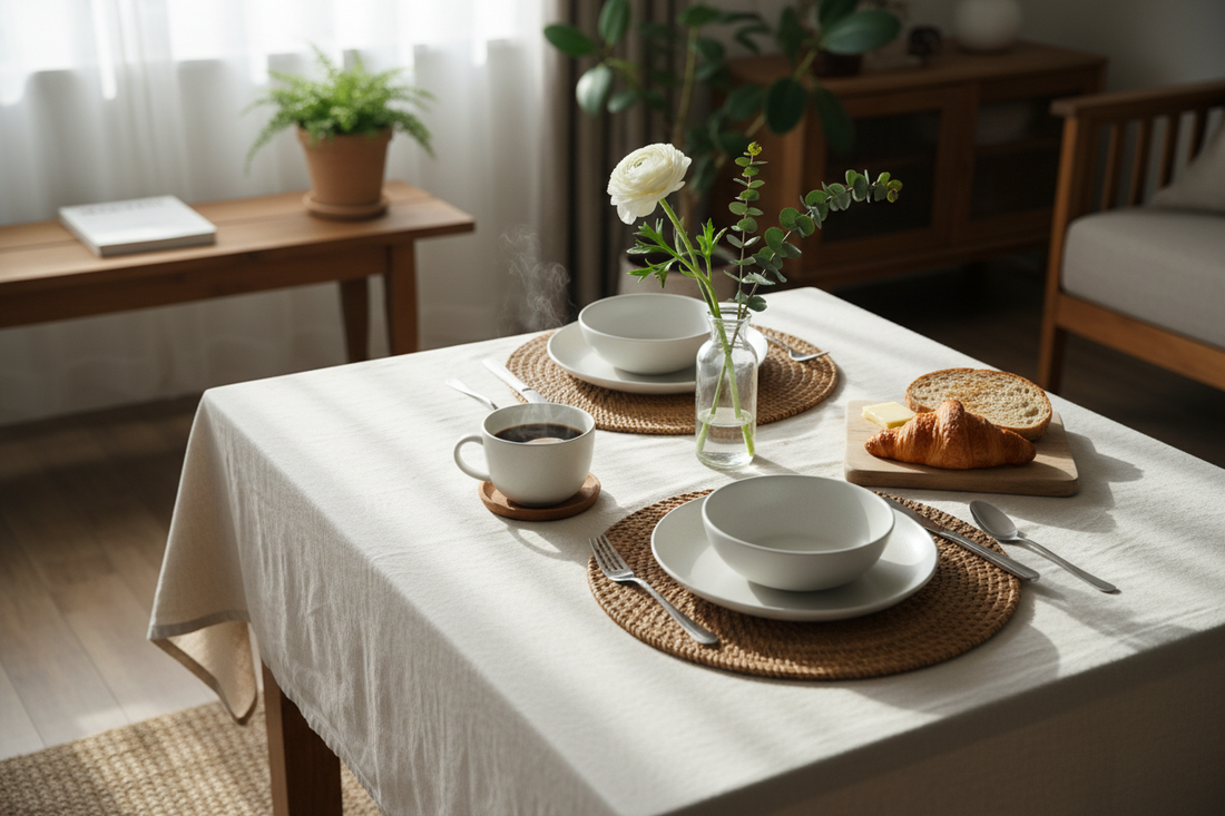 How to Style a Calm Breakfast Table at Home