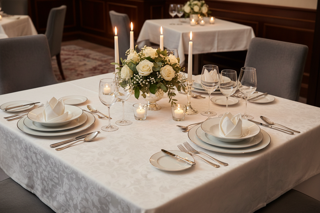 How to Set a Table for a 3-Course or 5-Course Dinner