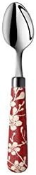 Quid Novi Flatware Fuji-Yama Collection - 8-Piece Stainless Steel Serving Set - Red