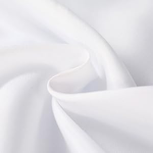 6 Pack White Round Tablecloths 132 Inches Table Cloth Stain and Wrinkle Resistant Washable Polyester Table Cover Fabric for Party, Wedding,Dining,and Banquet Decoration