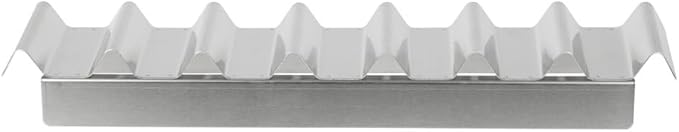 Soro Essentials- 7 Compartment Stainless Steel Hot Dog Make-Up Tray -Taco Holder Hot Dog Corn Dogs Breakfast Sausage Tray Picnic Cart Accessories Easy Way to Serve Tacos and Hotdogs Home Outdoor Party