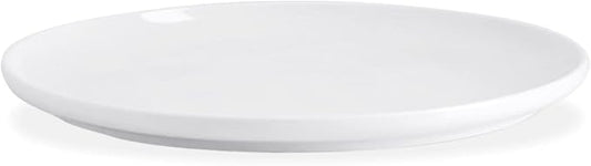 Kanwone Porcelain Dessert Salad Plate - 8 Inch, White, Microwave and Dishwasher Safe Plate