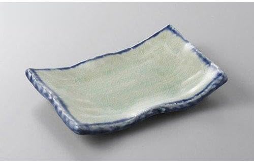 セトモノホンポ(Setomonohonpo) Set of 5, Grilled Dish, Ofukai Appetizer Plate, 6.7 x 4.7 x 1.1 inches (17 x 12 x 2.8 cm), Earth/Restaurants, Japanese Tableware, Restaurants, Commercial Utensils, Tableware