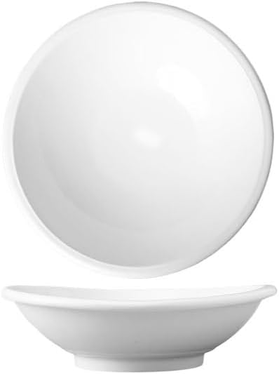 Kitchen Plates 11-inch White Ceramic Large Bowl Club Restaurant Tableware Kitchen Soup Service Appetizer Plate Restaurant Plates(13 in)