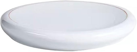 SONGCHAO Party Supplies Light Cyan Chinese Tableware Hotel Supplies Plate Restaurant Catering Ceramic Plate Cold Dish Plate Party Plates (Color : A, Size : Medium)