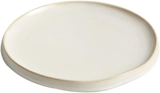 Dining Plate, Simple Ceramic Dinner Plates Round Pasta Steak Plate Restaurant Solid Color Creative Tableware Snack Dessert Tray Cooking Dishes,Kitchen Plates，One Color 10 inch