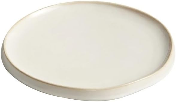 Dessert Plates Simple Ceramic Dinner Plates Round Pasta Steak Plate Restaurant Solid Color Creative Tableware Snack Dessert Tray Cooking Dishes Dinner Plate Dinner Tableware(8 inch)