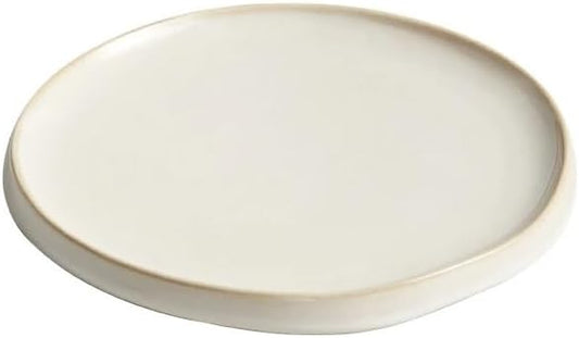 Plates Simple Ceramic Dinner Plates Round Pasta Steak Plate Restaurant Solid Color Creative Tableware Snack Dessert Tray Cooking Dishes Dinner Plate Dishes(6 inch)