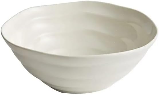 SONGCHAO Party Supplies Dish Plates Ceramic Fruit Salad Plates Irregular Shape Dinner Plates Restaurant Solid Color Tableware Ramen Noodle Bowls Soup Bowls Party Plates (Color : 11 inch)