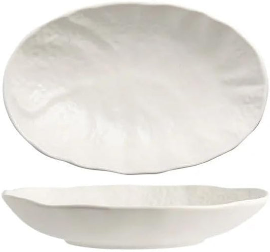 SONGCHAO Party Supplies Dinner Plate Dinner Plates Ceramic Cooking Dishes Restaurant Simple Solid Color Tableware Snack Dessert Pan Pasta Steak Plate Party Plates (Color : A 9.8 inch)