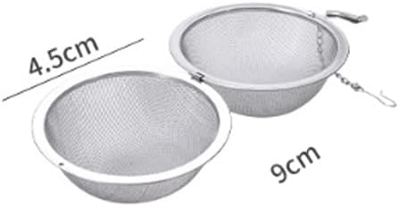 5 Pcs Tea Strainer Infuser Ball - Stainless Steel Mesh Tea Filter for Leaves Spice Herb Filter Fruit Squeeze - 1.8in / 4.5cm Diameter